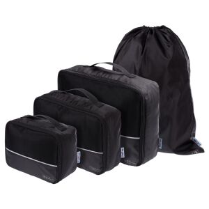 Дорожный набор сумок noJumble 4 в 1, цвет черный