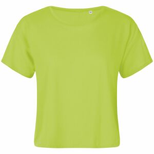 Футболка укороченная женская Maeva, цвет зеленый неон, размер XL/XXL