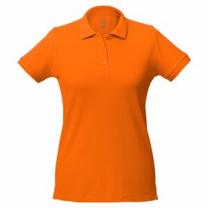 Рубашка поло женская Virma lady, цвет оранжевая, размер XL