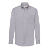 Рубашка мужская LONG SLEEVE OXFORD SHIRT 135, цвет серый, размер XL