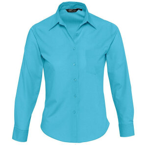 Рубашка женская EXECUTIVE 105, цвет бирюзовый, размер M