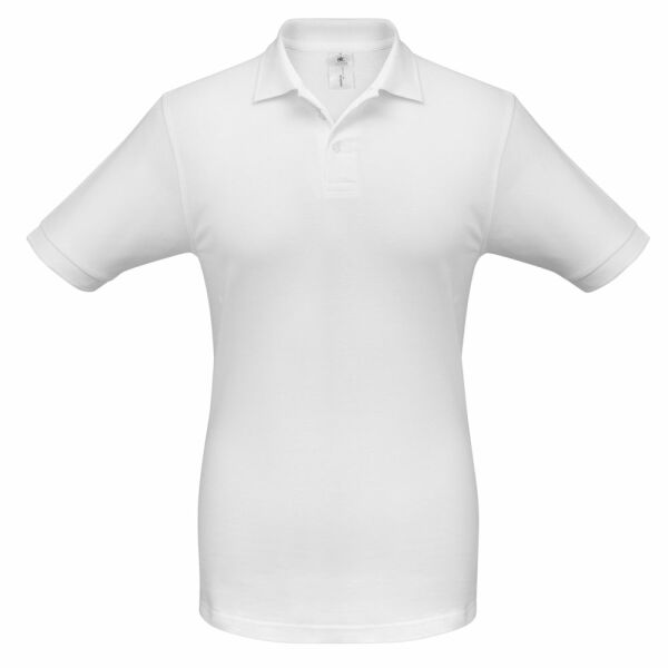Рубашка поло Safran белая, размер XXL