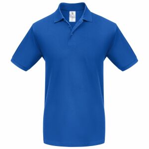 Рубашка поло Heavymill ярко-синяя, размер L