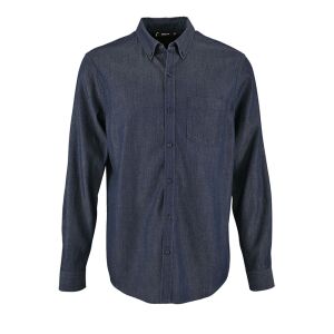 Рубашка мужская Barry Men, цвет синяя (деним), размер L