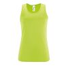 Майка женская Sporty TT Women, цвет зеленое яблоко, размер XL