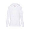 Толстовка женская без начеса LIGHTWEIGH HOODED SWEAT 240, цвет белый, размер M