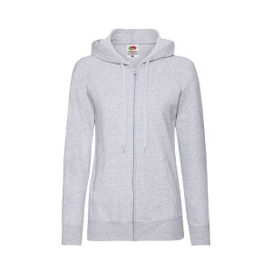 Толстовка женская без начеса LADIES LIGHTWEIGHT HOODED SWEAT 240, цвет серый, размер XL