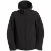 Куртка мужская Hooded Softshell черная, размер M