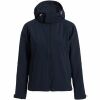 Куртка женская Hooded Softshell темно-синяя, размер XL