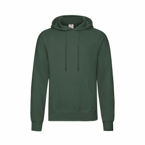 Толстовка с начесом CLASSIC HOODED SWEAT 280, цвет темно-зеленый, размер S