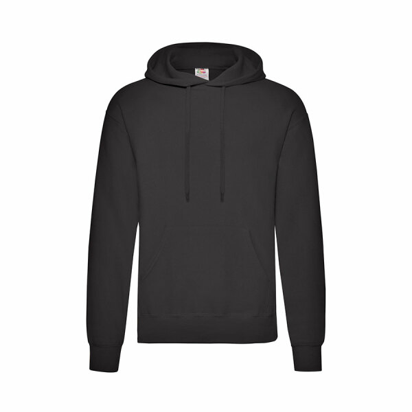 Толстовка с начесом CLASSIC HOODED SWEAT 280, цвет черный, размер S