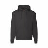 Толстовка с начесом PREMIUM HOODED SWEAT JACKET 280, цвет черный, размер S