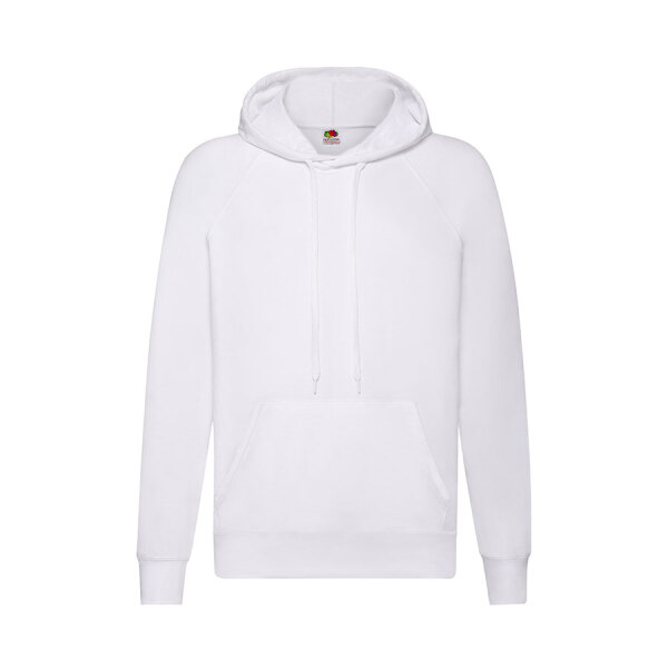 Толстовка без начеса LIGHTWEIGHT HOODED SWEAT 240, цвет белый, размер L