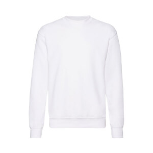 Свитшот с начесом CLASSIC SET-IN SWEAT 260, цвет белый, размер 2XL