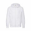 Толстовка без начеса LIGHTWEIGHT HOODED SWEAT JACKET 240, цвет белый, размер XL