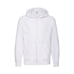 Толстовка без начеса LIGHTWEIGHT HOODED SWEAT JACKET 240, цвет белый, размер 2XL