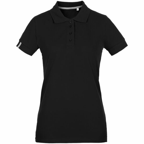 Рубашка поло женская Virma Premium Lady, цвет черная, размер L