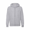 Толстовка без начеса LIGHTWEIGHT HOODED SWEAT JACKET 240, цвет серый, размер S