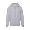Толстовка без начеса LIGHTWEIGHT HOODED SWEAT JACKET 240, цвет серый, размер XL