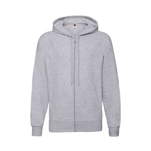 Толстовка без начеса LIGHTWEIGHT HOODED SWEAT JACKET 240, цвет серый, размер XL