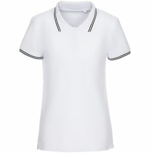 Рубашка поло женская Virma Stripes Lady, белая, размер XL