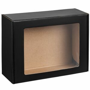 Коробка с окном Visible, цвет черный