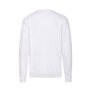 Свитшот без начеса LIGHTWEIGHT SET-IN SWEAT 240, цвет белый, размер 2XL