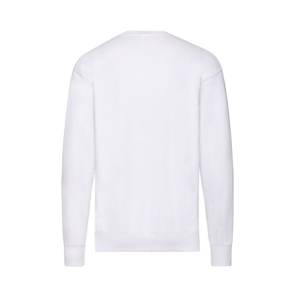 Свитшот без начеса LIGHTWEIGHT SET-IN SWEAT 240, цвет белый, размер 2XL