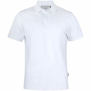 Рубашка поло мужская Sunset белая, размер XXL