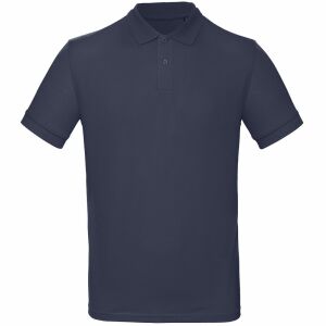 Рубашка поло мужская Inspire темно-синяя, размер L