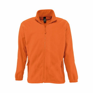 Толстовка мужская флисовая NORTH MEN 300, цвет оранжевый, размер XL
