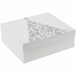 Коробка «Новогодняя история», цвет белый