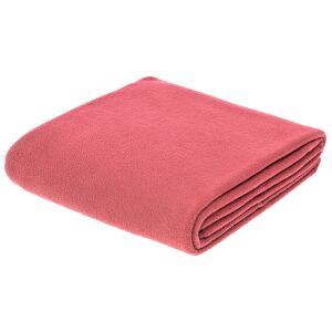 Флисовый плед Warm&Peace, цвет розовый (коралловый)