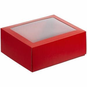 Коробка с окном InSight, цвет красный