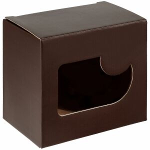 Коробка с окном Gifthouse, цвет коричневый