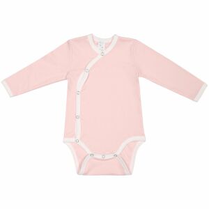 Боди детское Baby Prime, цвет розовое с молочно-белым, размер 68 см