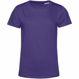 Футболка женская E150 Organic, фиолетовая, размер XS