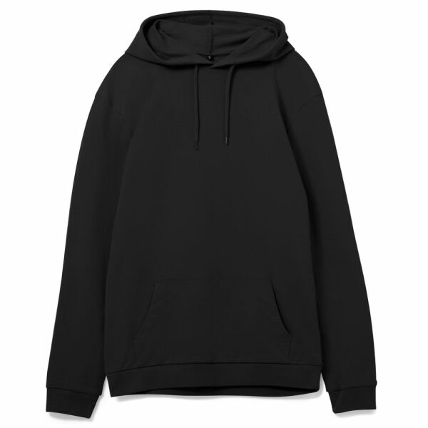 Толстовка с капюшоном унисекс Hoodie, черная, размер S