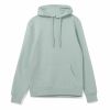 Толстовка с капюшоном унисекс Hoodie, серо-зеленая, размер XL