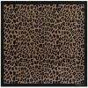 Платок Leopardo Silk, цвет коричневый