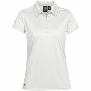 Рубашка поло женская Eclipse H2X-Dry белая, размер S