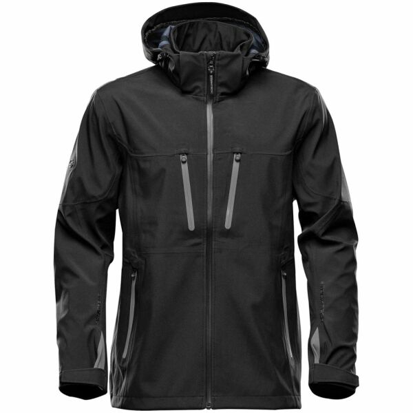 Куртка софтшелл мужская Patrol черная с серым, размер XXL