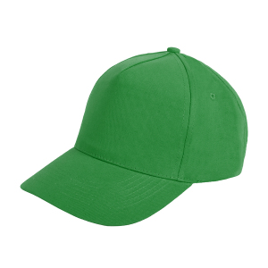 Бейсболка OPTIMA S, 5 клиньев, металлическая застежка, цвет зеленый