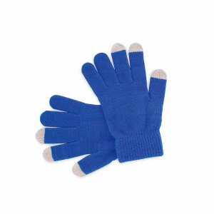 Перчатки  сенсорные ACTIUM, цвет синий, размер универсальный