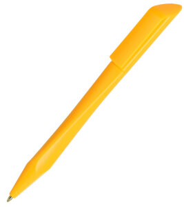 Ручка шариковая N7, цвет желтый
