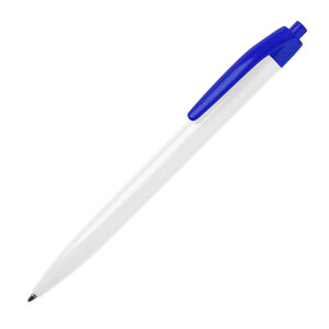 Ручка шариковая N8, цвет синий с белым