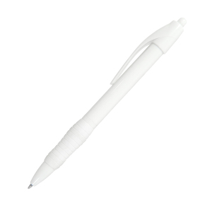 Ручка шариковая с грипом N4, цвет белый