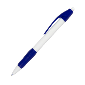 Ручка шариковая с грипом N4, цвет синий с белым