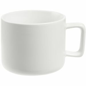 Чашка Jumbo, матовая, цвет белый