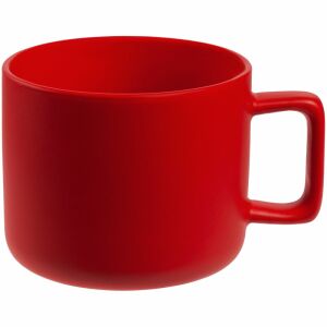 Чашка Jumbo, матовая, цвет красный